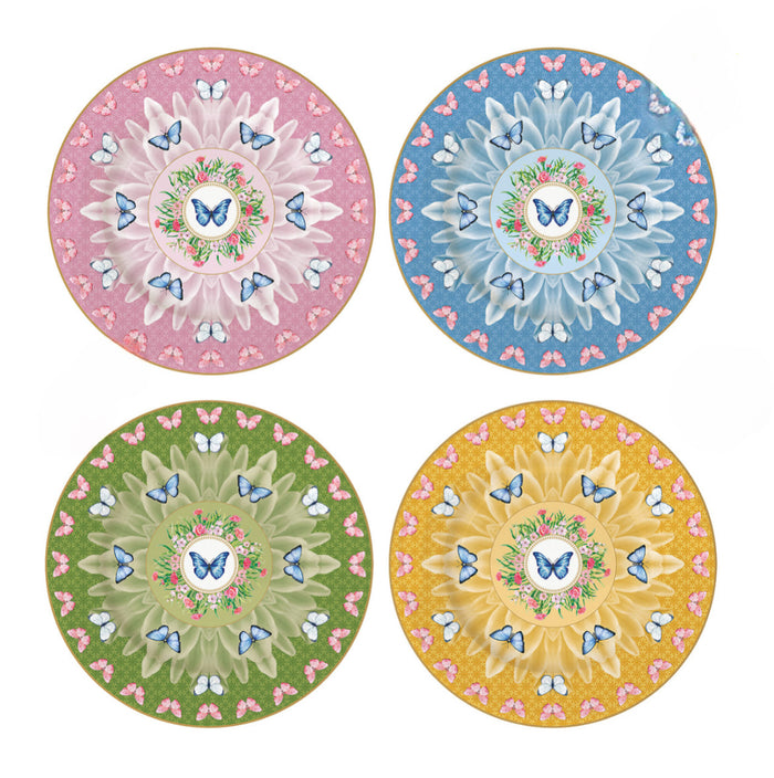 Piatto dolce Spring Parade , set di 4