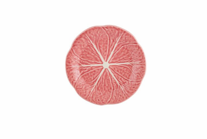 Piatto frutta Couve Rosa Bordallo Pinheiro
