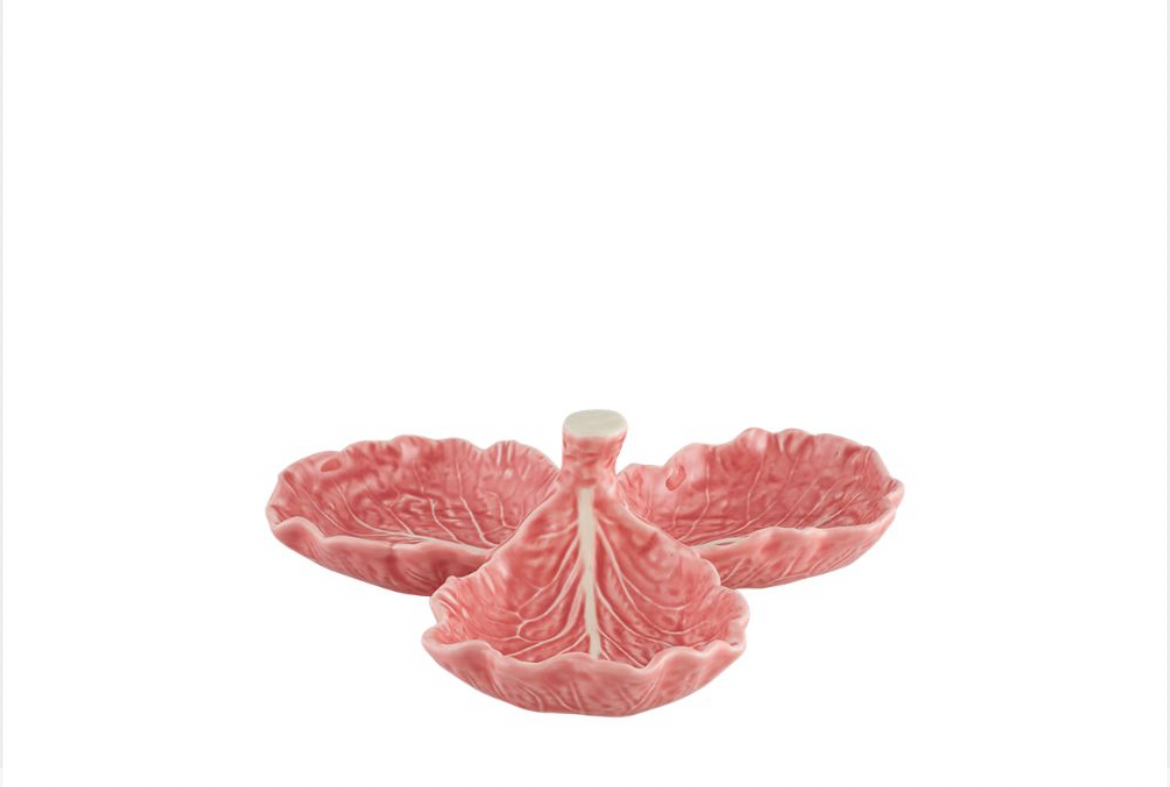 Piatto olive Couve Rosa Bordallo Pinheiro