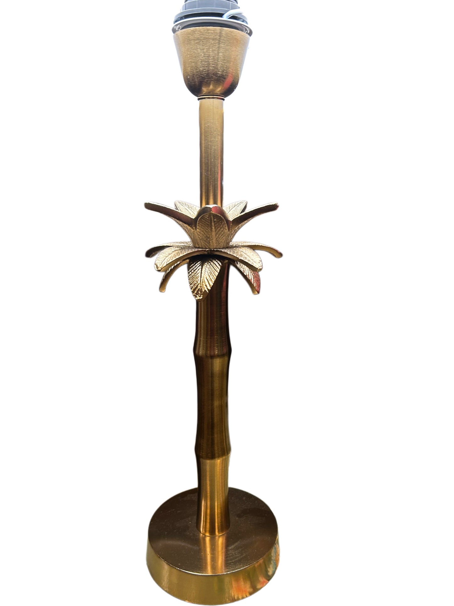 Base lampada in ottone Palm tree  cm 50