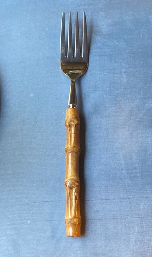 Forchetta frutta bambù