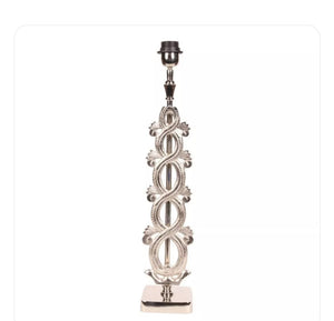 Base lampada alluminio liberty h cm 59
