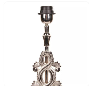 Base lampada alluminio liberty h cm 59