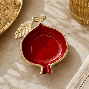 Ciotolina melograno rossa e dorata