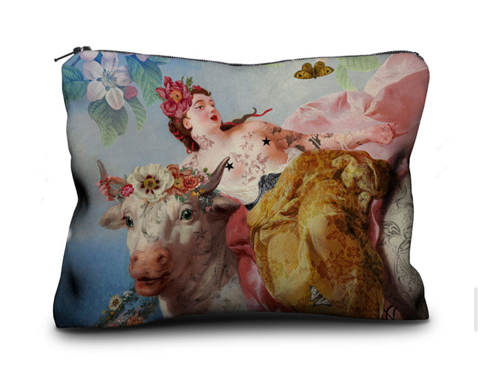 La vache Velvet Makeup Bag Vobene