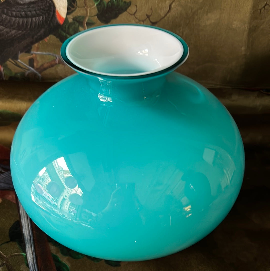 Aquamarine Aurora vase 29 cm