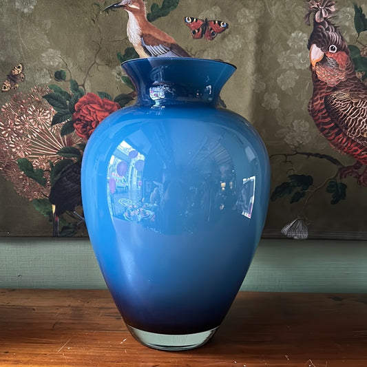 Aurora blue vase 30 cm