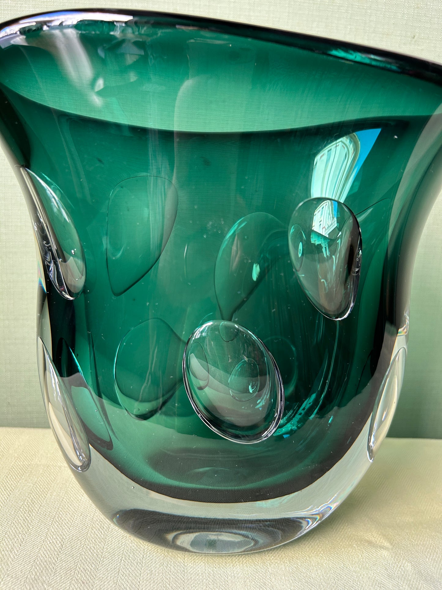 Vase Fluxus vert