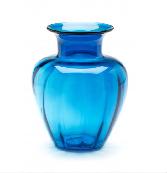 Medium blue Capri vase