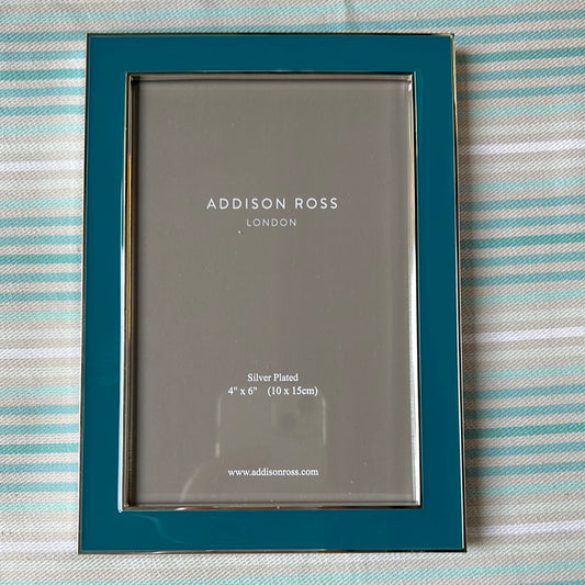 Cadre photo bleu aigue-marine Addison Ross 10 x 15