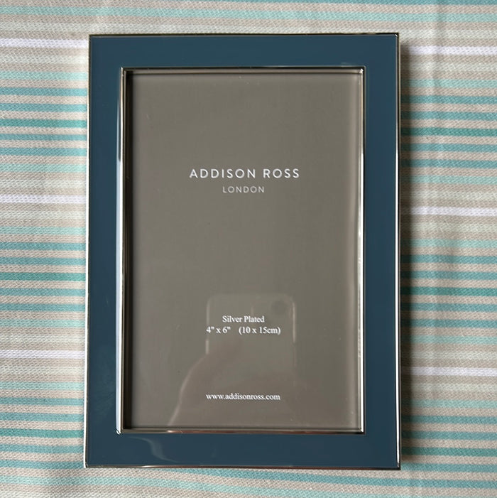 Cornice portafoto Addison Ross blu denim 10 x 15