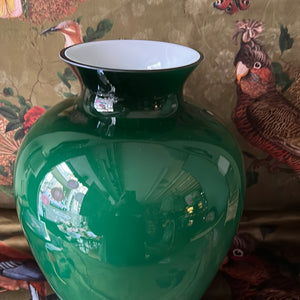 Vaso Aurora verde bosco cm 38,5