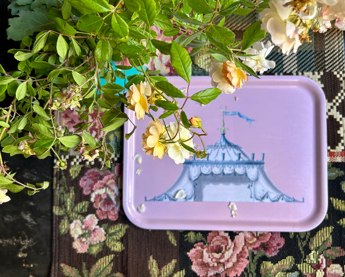 Les Ottomans Pink Curtain Tray