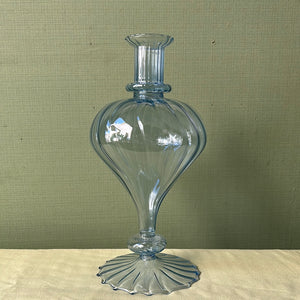 Vaso monoflore azzurro h 30