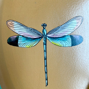 Les Ottomans dragonfly enamel tray