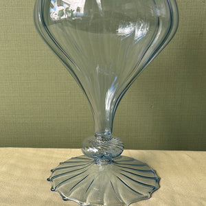 Vaso monoflore azzurro h 30