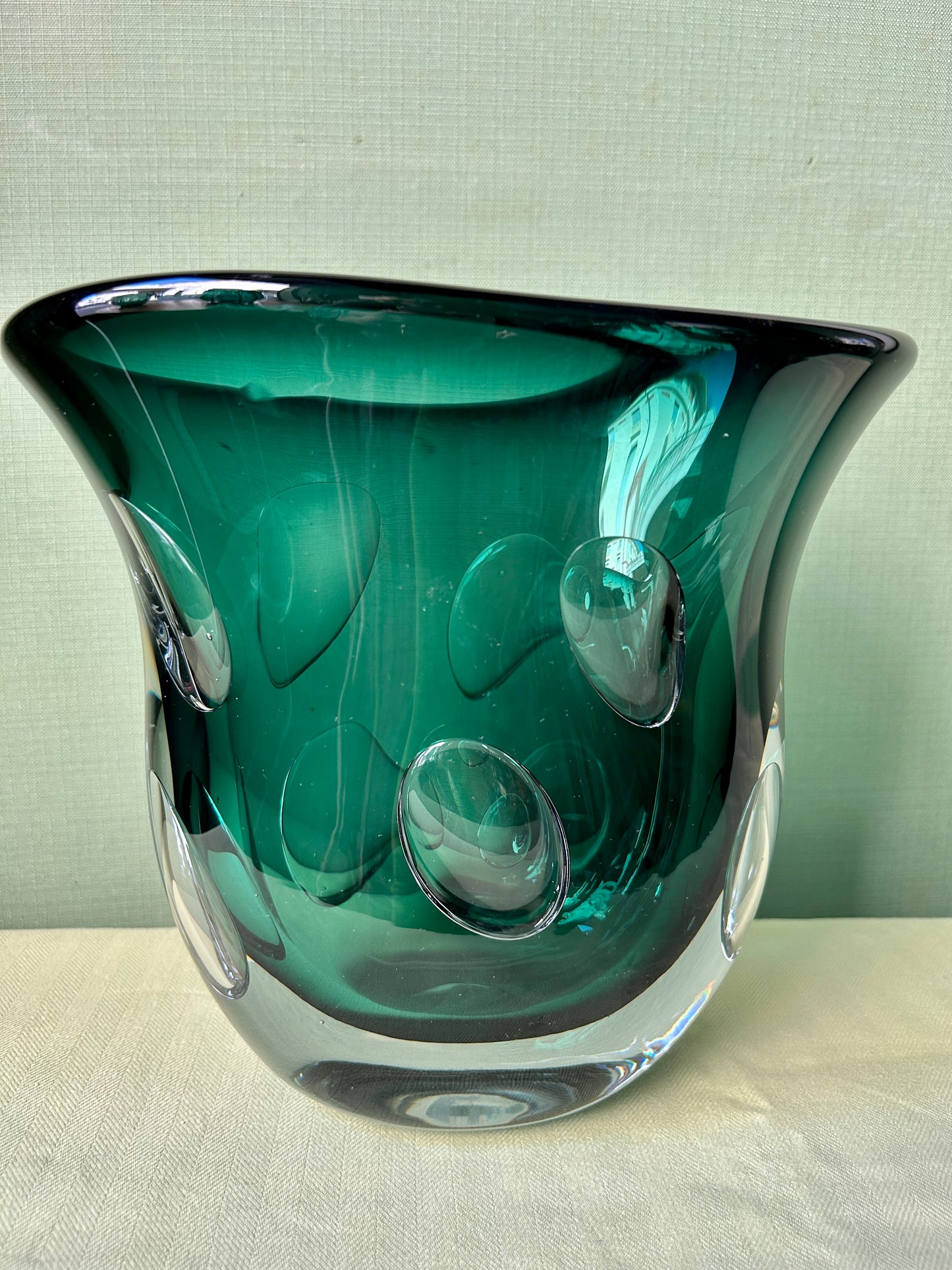 Vase Fluxus vert