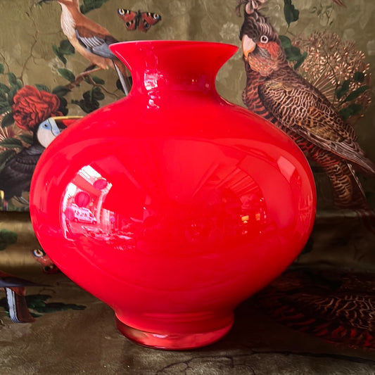 Vase aurore rouge 32 cm