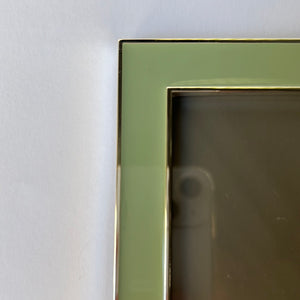 Addison Ross sage green enamel photo frame
