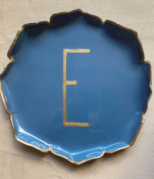 Letter E bread plate made to order