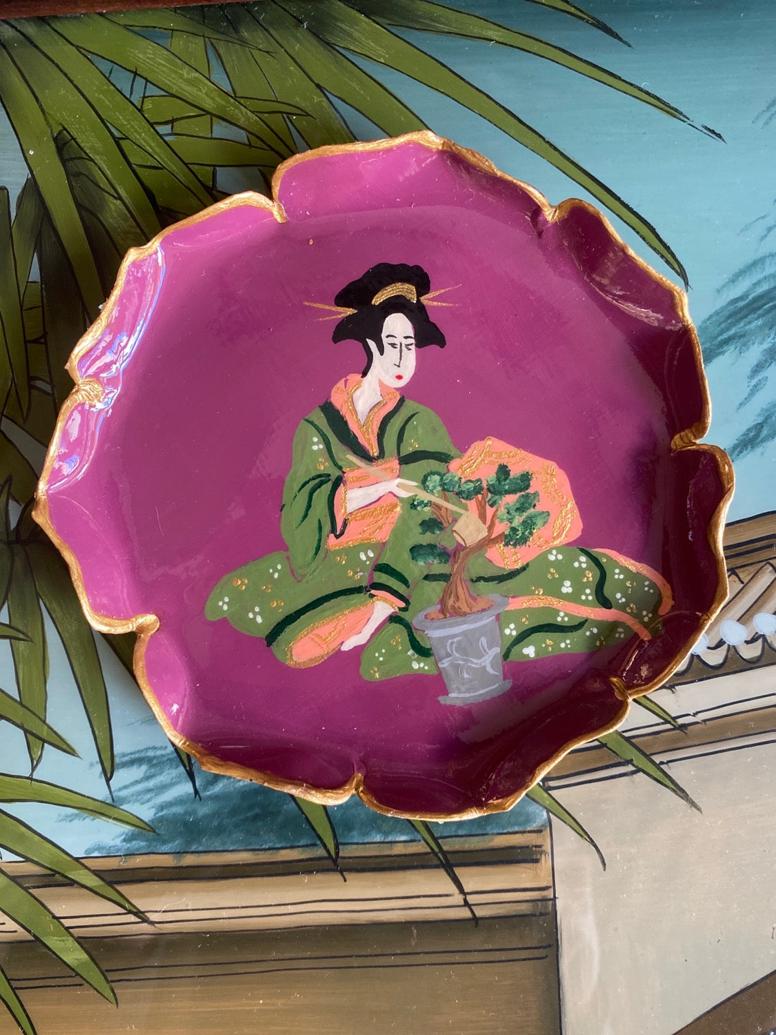 Piattino  pane geisha realizzato su commissione