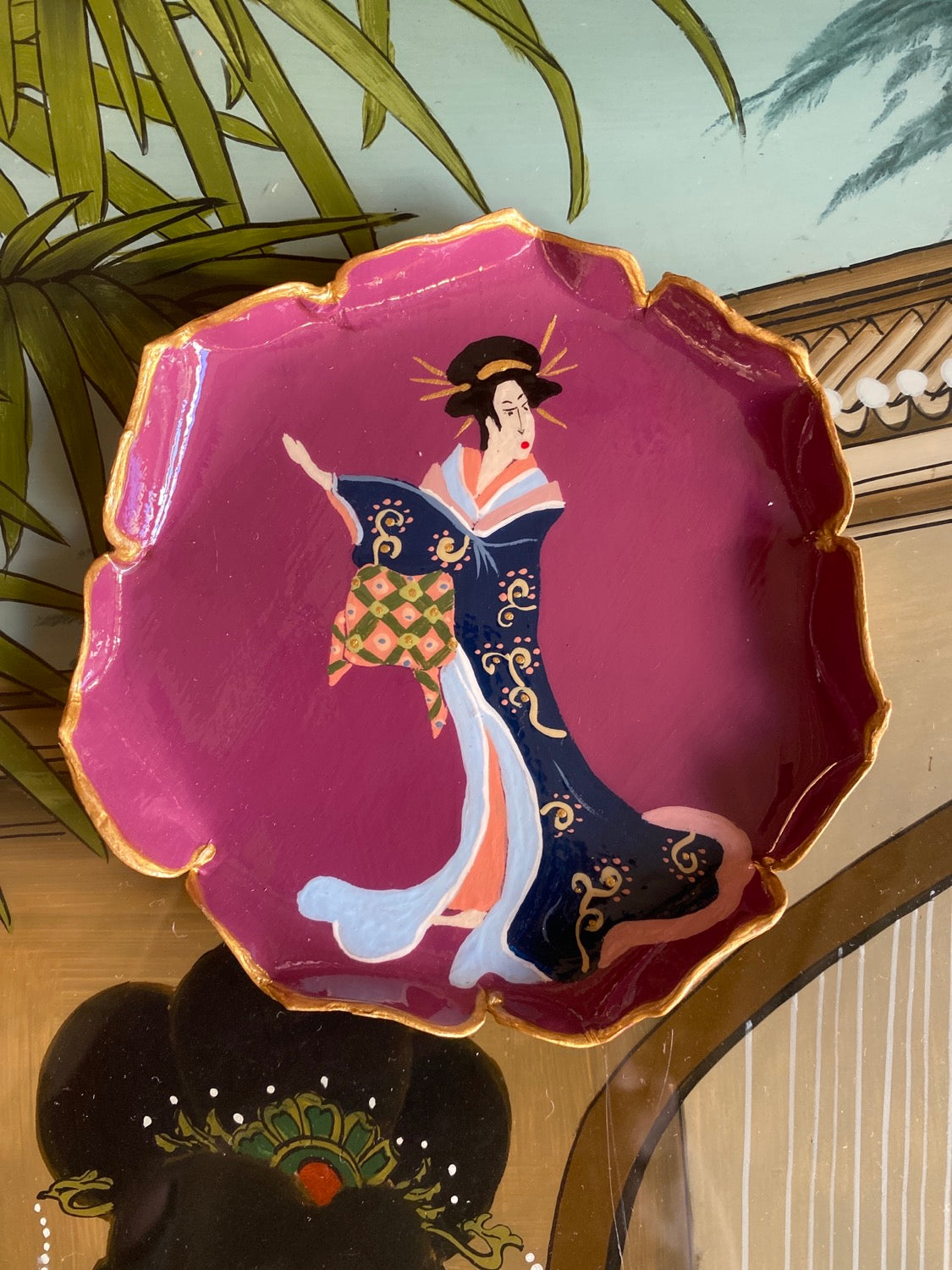 Piattino  pane geisha realizzato su commissione