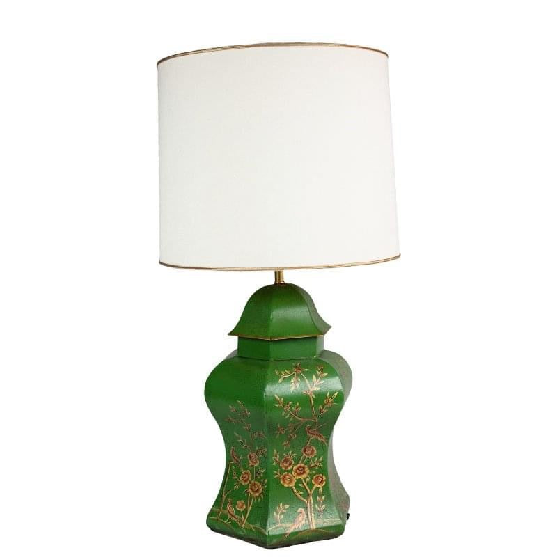 Green Chinese lamp