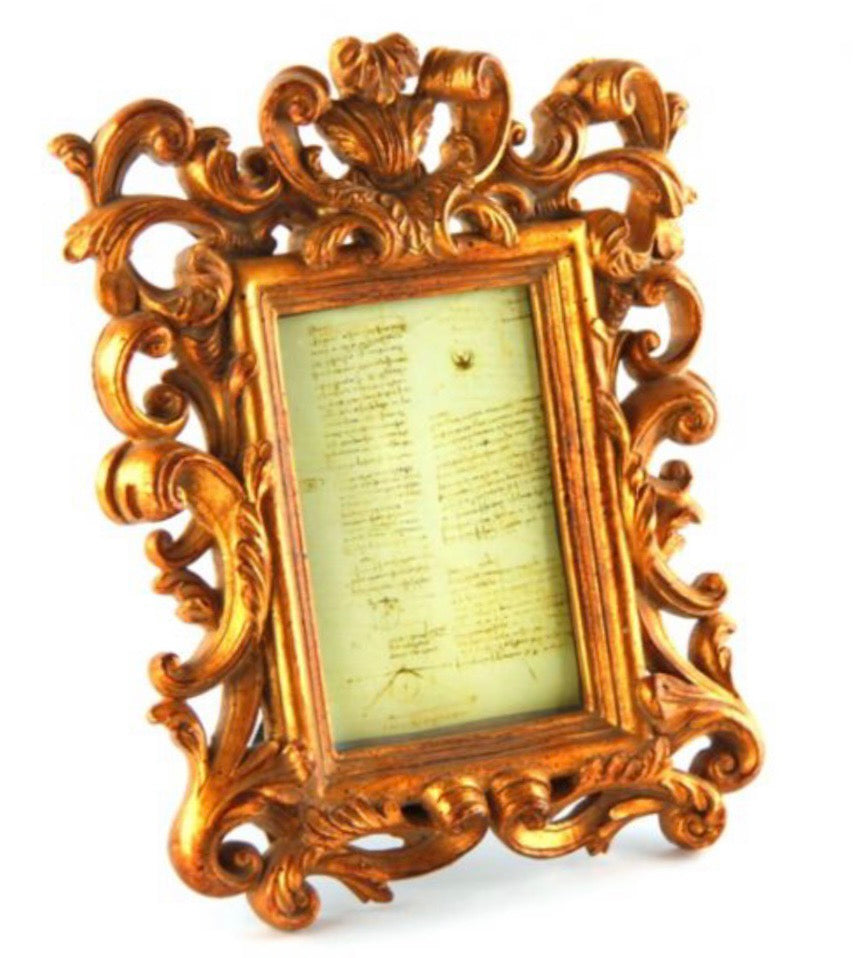 Baroque gold frame
