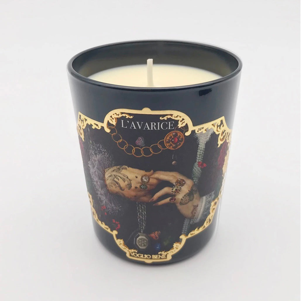 Bougie L'avarice orange et cannelle