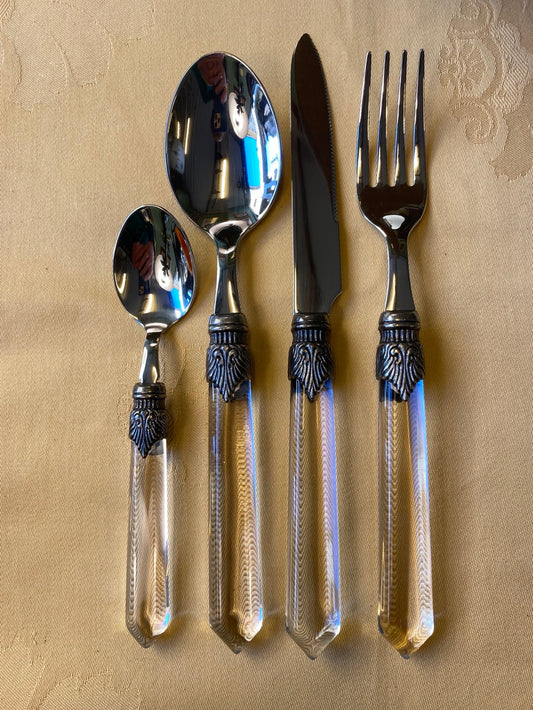 Set of 4 transparent handles