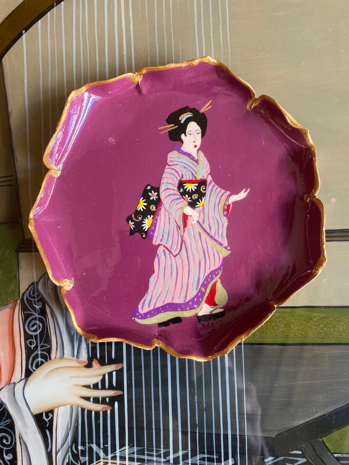 Piattino  pane geisha realizzato su commissione