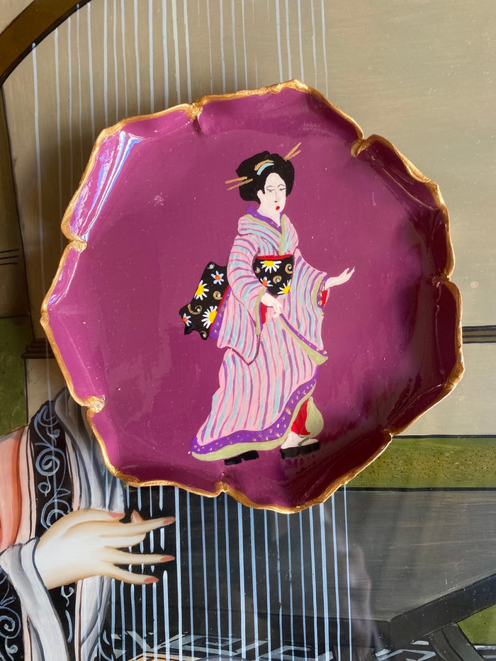 Geisha bread plate made to order