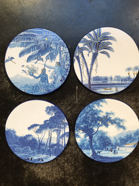 Lot de 4 sous-verres 10 cm