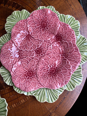 Assiette plate rose Maria Flor