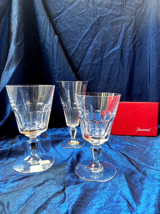 Texas Baccarat crystal glass set for 6 people