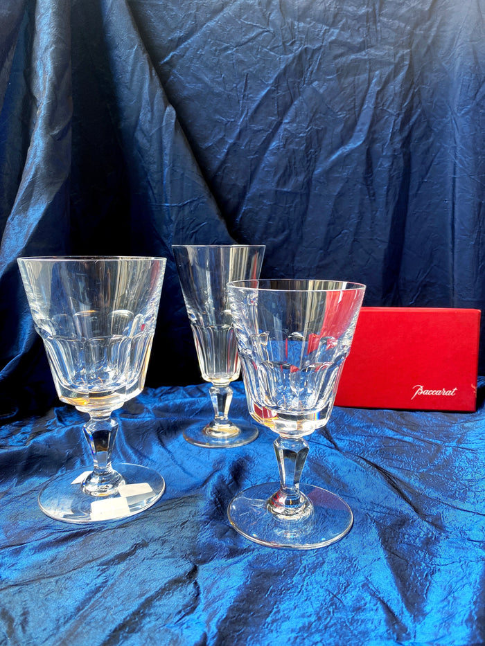Texas Baccarat crystal glass set for 6 people