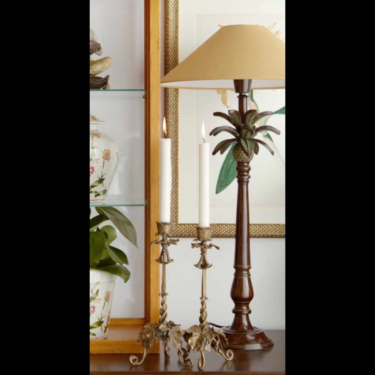 Palm tree lamp