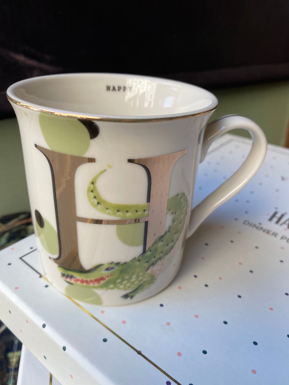 Mug  lettera H Happy