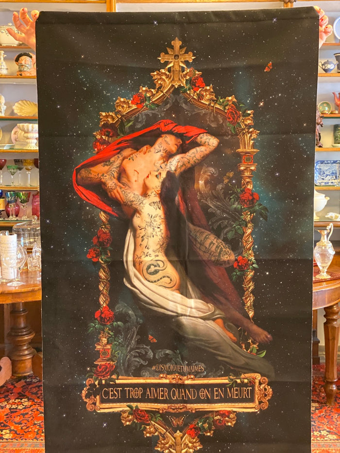 Pannello Vogliobene in velluto Francesca e Paolo