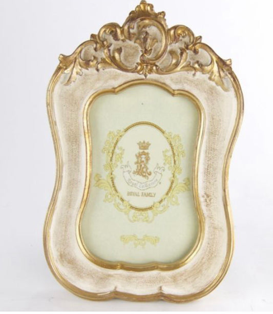 Cadre doré crème 10 x 15