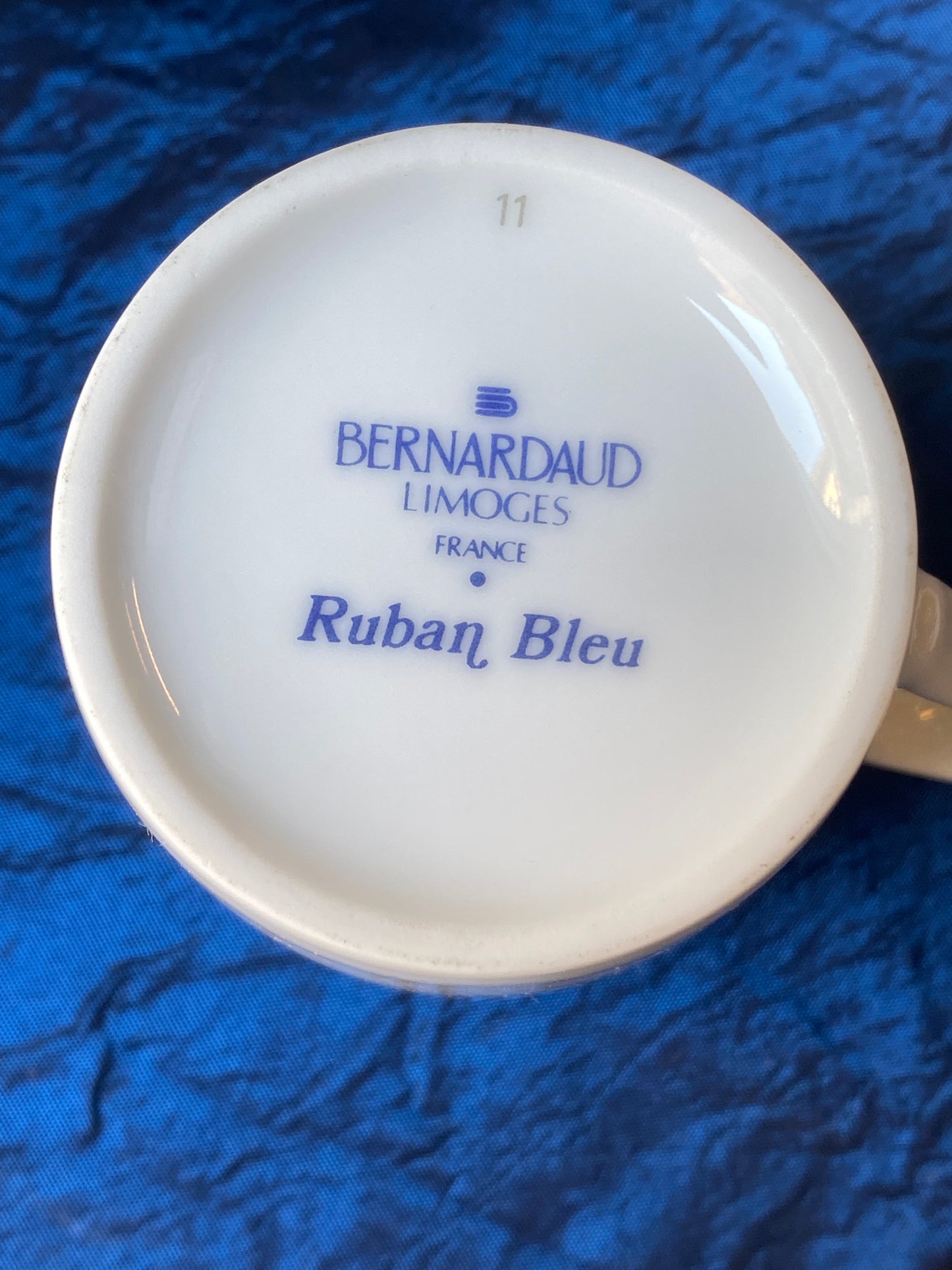 Tazza caffè Bernardaud Ruban blue