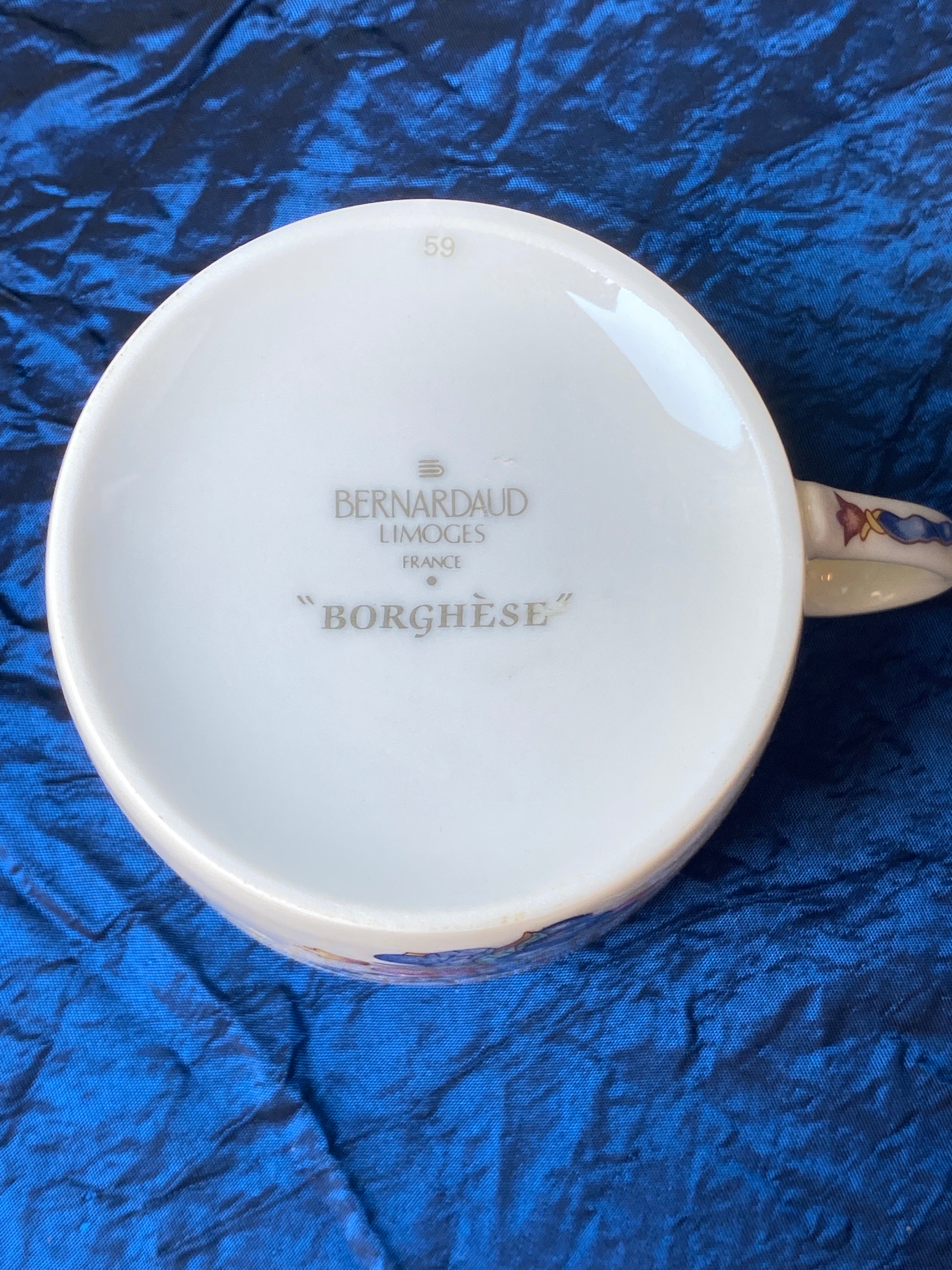 Tasse th Bernardaud Borgh se Bottega d Arte Stringa