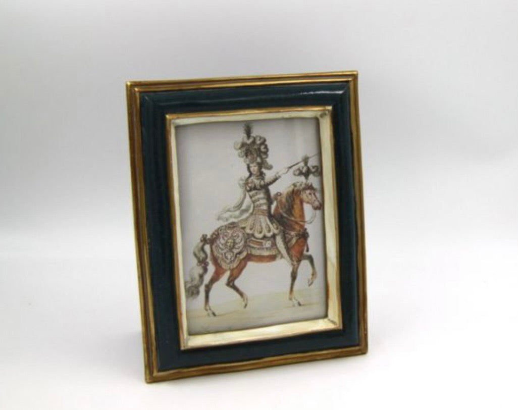 Gold blue frame