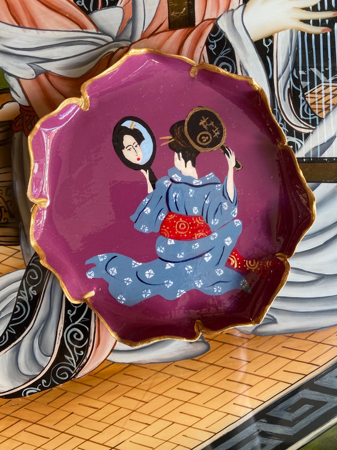 Piattino  pane geisha realizzato su commissione
