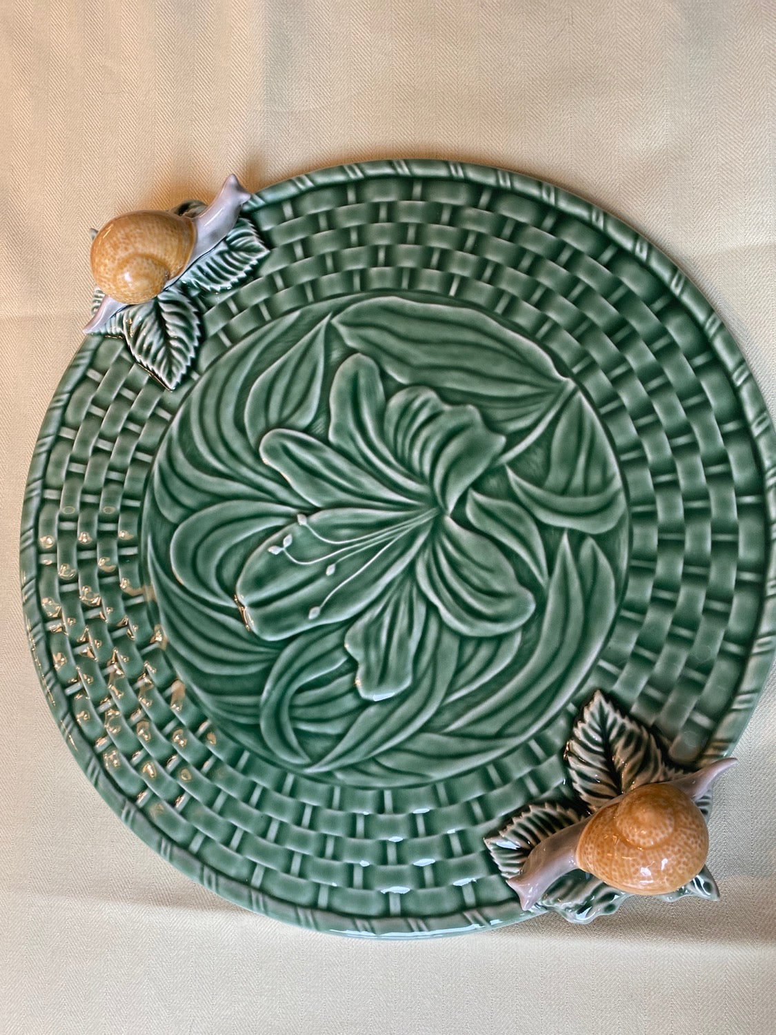 Cheese plate with snails