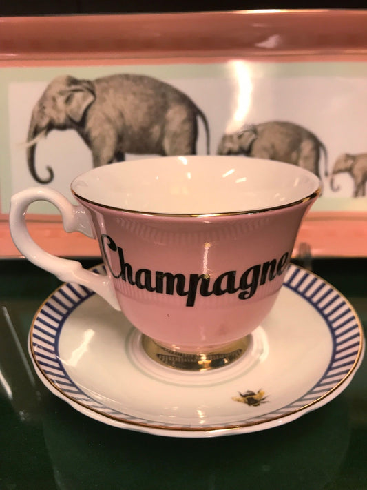 Tasse à thé au champagne