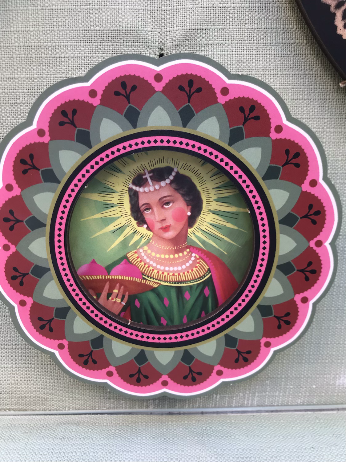 Miniature Saint Agatha 13 cm