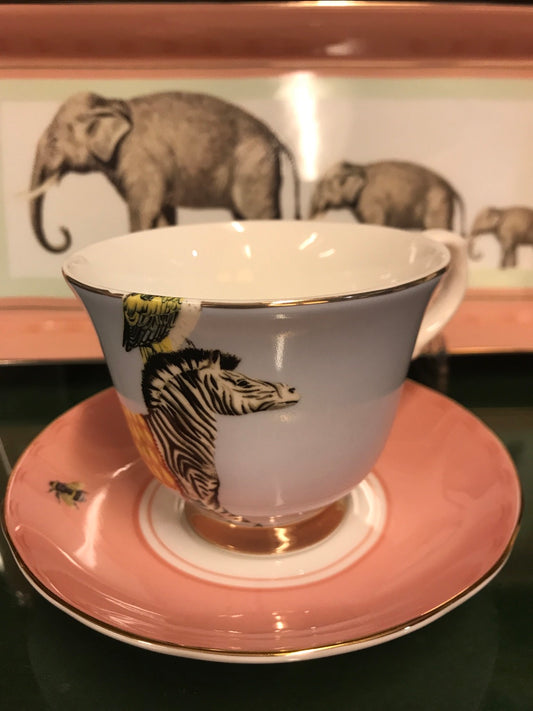 Zebra tea cup