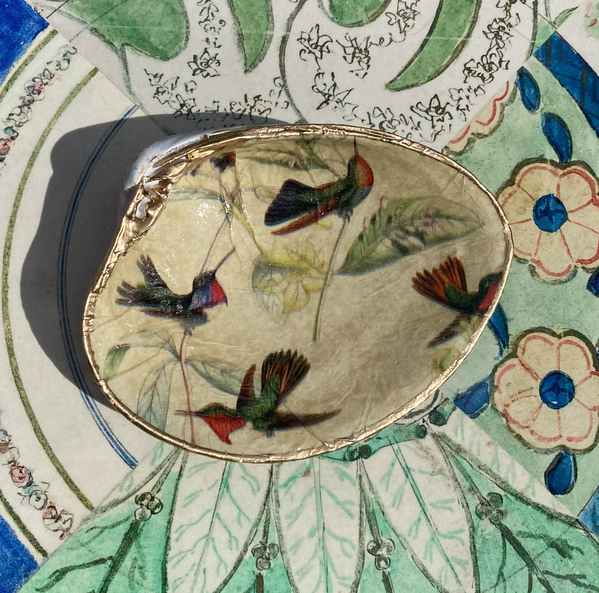 Decorated shell