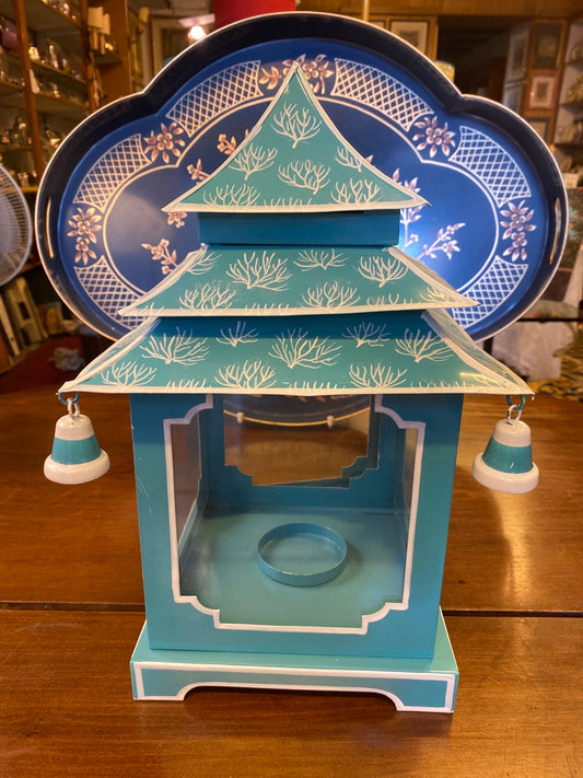 Pagoda candle holder